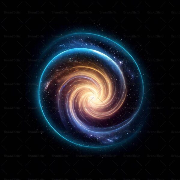 Abstrakte galaktische Spirale